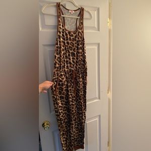 Jordann Leopard jumpsuit
